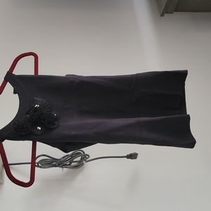 Black sleeveless top